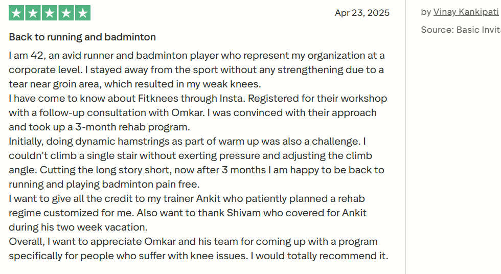 Vinay Kankipati Review